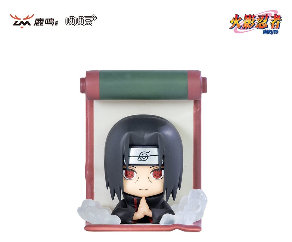 Calamita Naruto 3D Secret Ninja Scroll Series Blind Box Display (12) DS Modellismo Calamita Naruto 3D Secret Ninja Scroll Blind