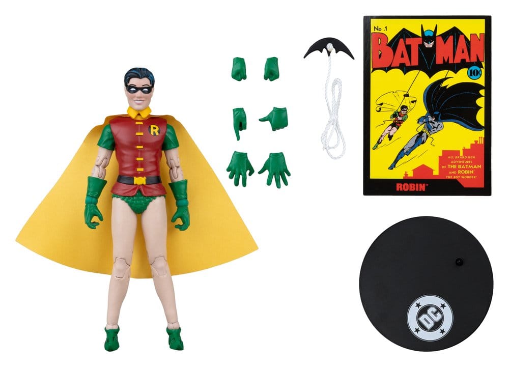 DC Direct Page Punchers Action Figure Robin Dick Grayson (Batman #1) (Red Platinum Edition) 14 cm DS Modellismo Dc Direct Page Punchers Action Robin Dick - vista 2