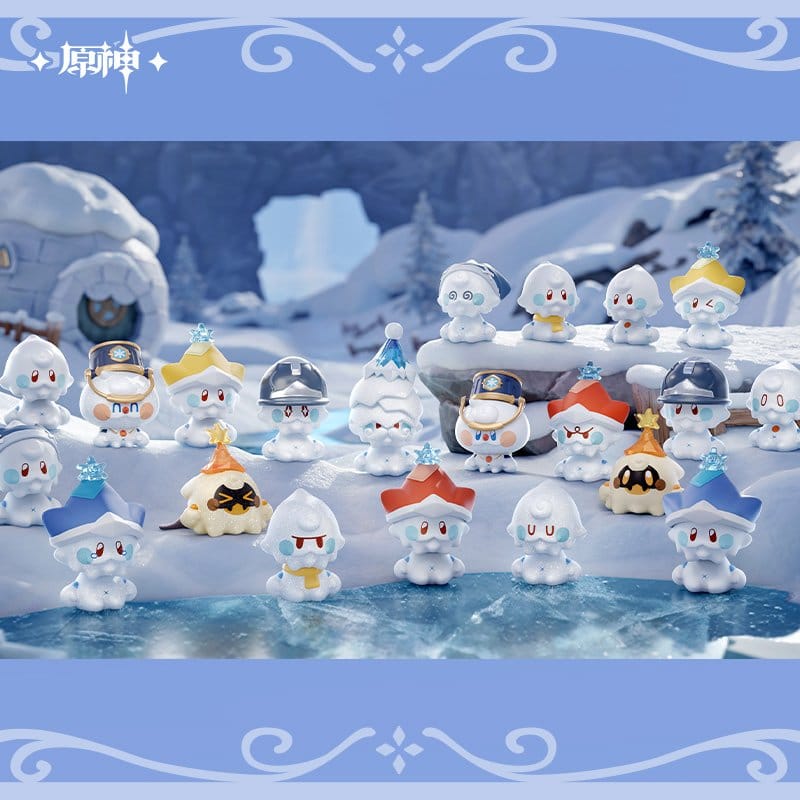 Genshin Impact PVC Mini Figures "Jack Frosts of Snezhnaya" Series 4-6 cm Blind Box Display (20) DS Modellismo Genshin Impact Mini "Jack Frosts Snezhnaya"