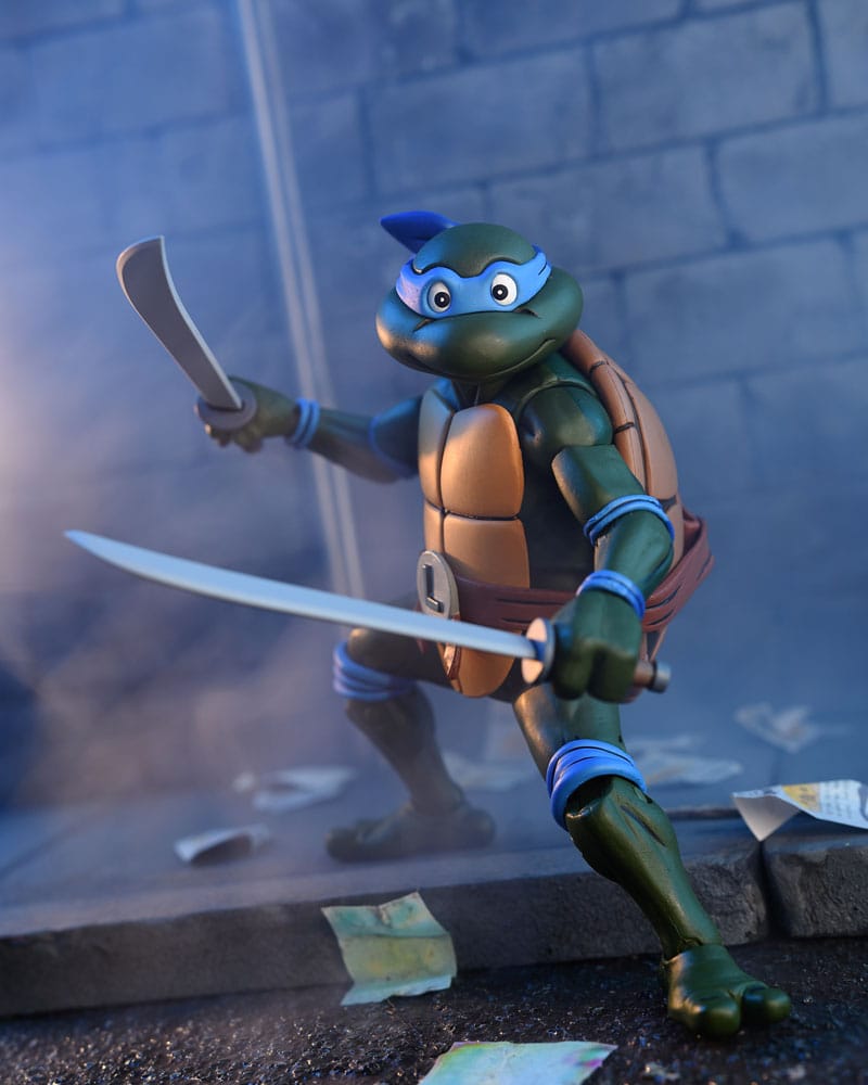 Teenage Mutant Ninja Turtles (1987 Cartoon) Action Figure Ultimate Leonardo (Vhs) 18 cm DS Modellismo Teenage Mutant Ninja Turtles (1987 Cartoon)