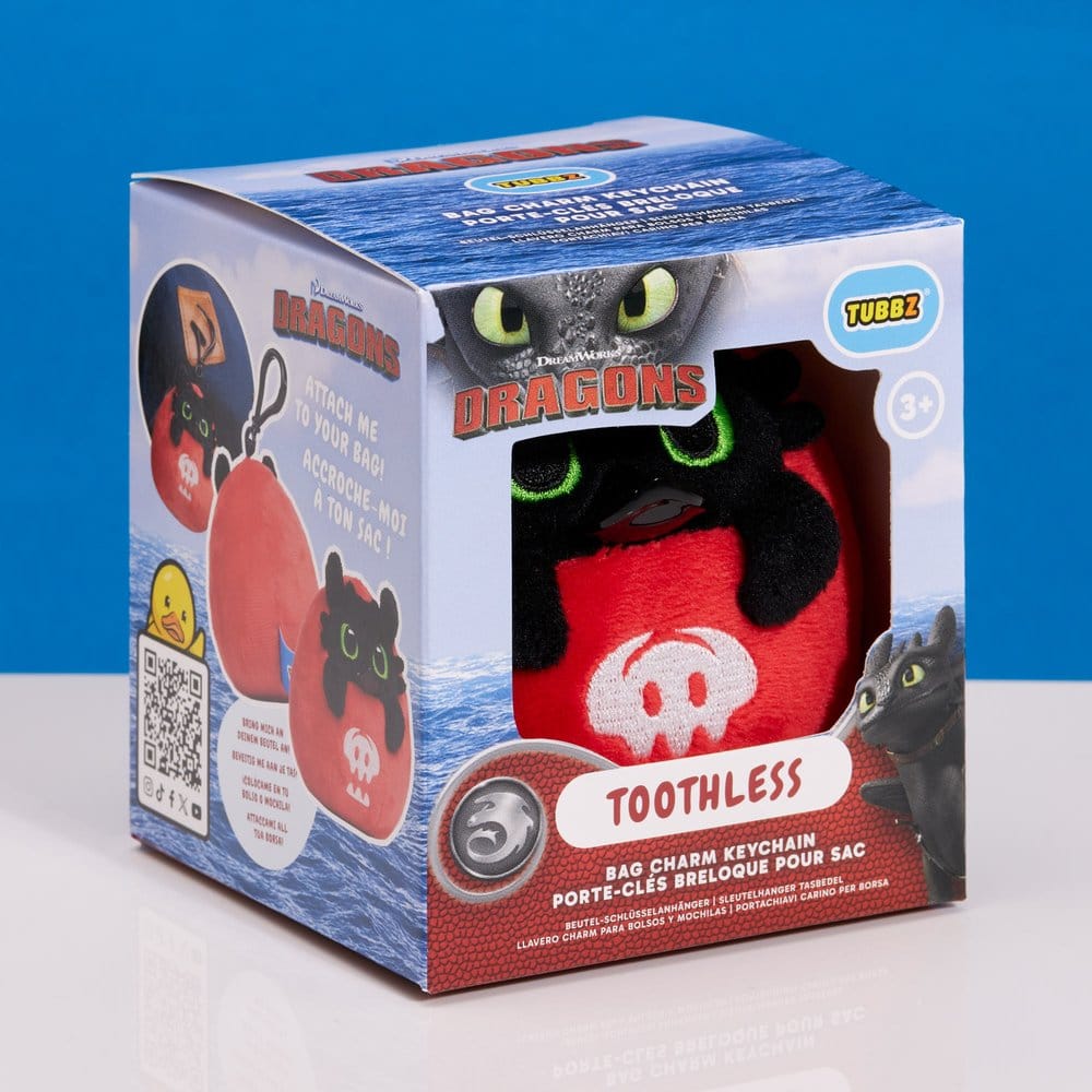 Borsa How to Train Your Dragon Tubbz Charm Toothless DS Modellismo Borsa How to Train Your Dragon Tubbz Charm - vista 3