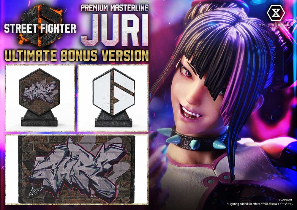 Statua Street Fighter 6 Premium Masterline Series 1/4 Juri Ultimate Bonus Version 58 cm DS Modellismo Statua Street Fighter 6 Premium Masterline - vista 3