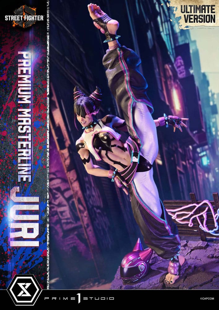 Statua Street Fighter 6 Premium Masterline Series 1/4 Juri Ultimate Bonus Version 58 cm DS Modellismo Statua Street Fighter 6 Premium Masterline - vista 2