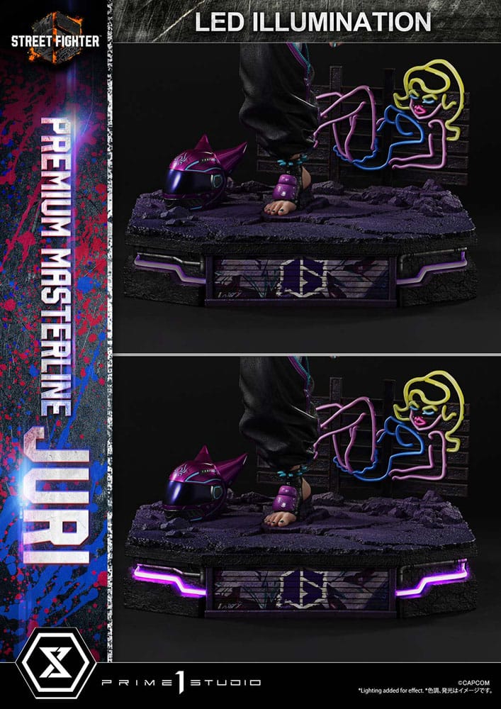 Statua Street Fighter 6 Premium Masterline Series 1/4 Juri Ultimate Bonus Version 58 cm DS Modellismo Statua Street Fighter 6 Premium Masterline - vista 6