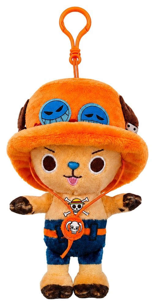 Portachiavi peluche One Piece Blind Box 11 cm Display (6) DS Modellismo Portachiavi peluche One Piece Blind Box
