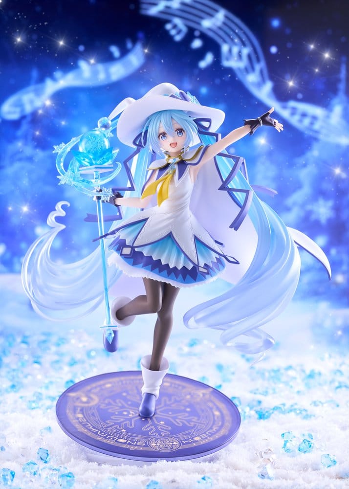 Hatsune Miku Amp+ PVC Figure Snow Miku All Stars 2014 Ver. 25 cm DS Modellismo Hatsune Miku Amp+ Snow Miku All Stars 2014 - vista 3