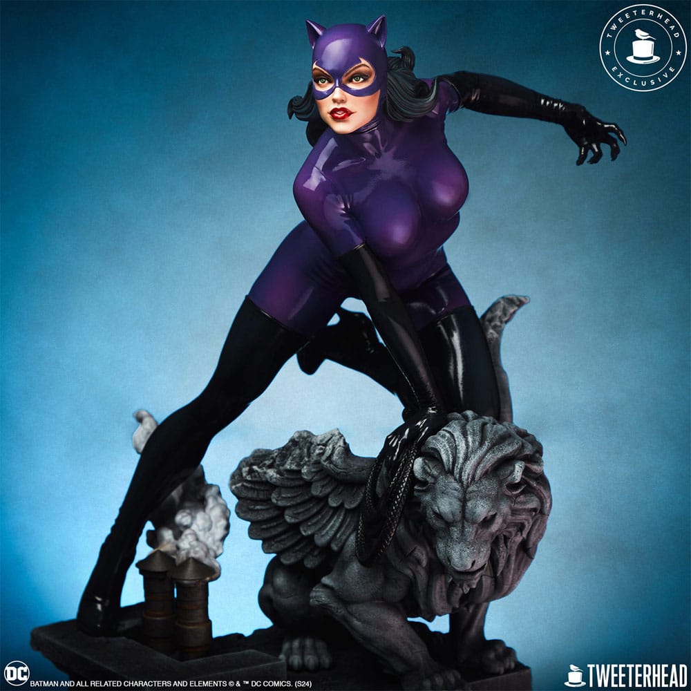 DC Comics Maquette 1/6 Catwoman (Purple Edition) 35 cm DS Modellismo Dc Comics Maquette Catwoman 35 cm scala 1/6