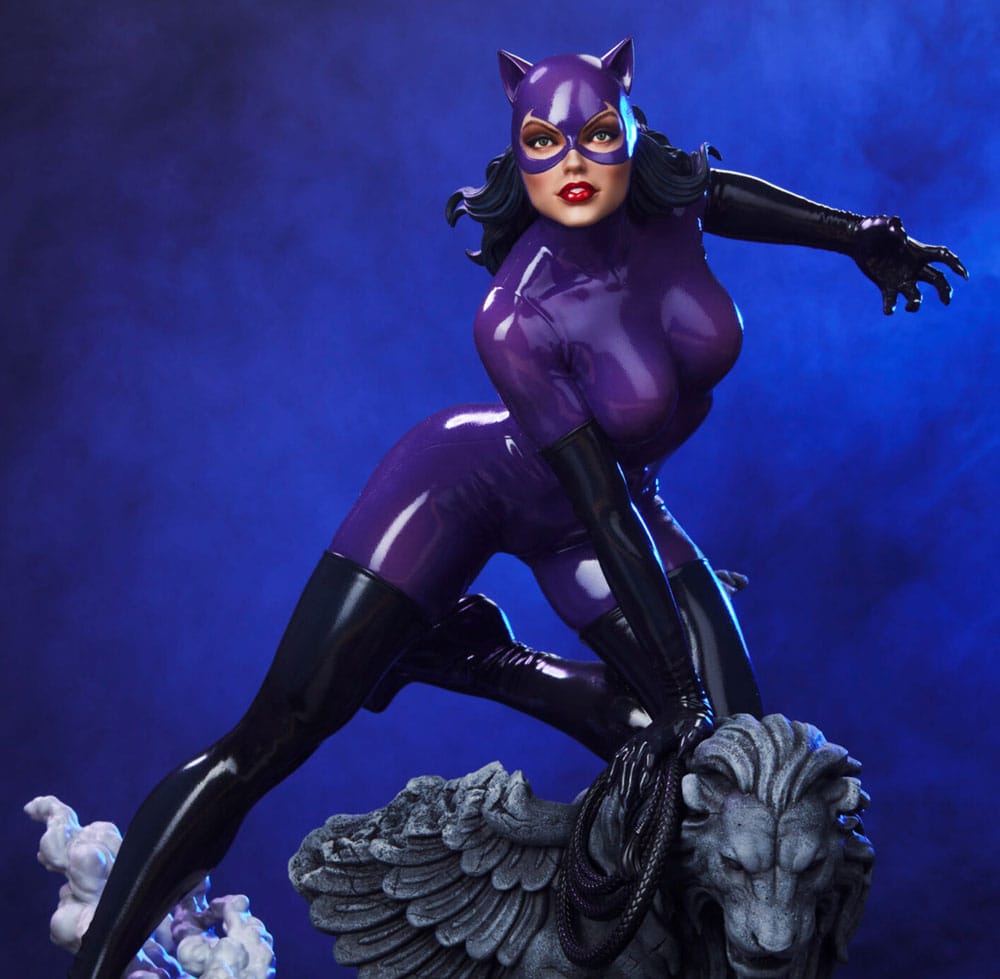 DC Comics Maquette 1/6 Catwoman (Purple Edition) 35 cm DS Modellismo Dc Comics Maquette Catwoman 35 cm scala 1/6