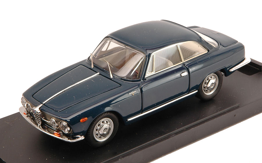 Alfa Romeo 2000 Sprint Street 1960 Blue 1:43 DS Modellismo Alfa Romeo 2000 Sprint Street scala 1:43