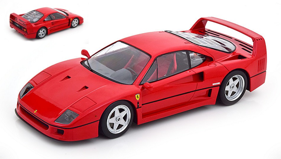 Ferrari F40 Red Seats 1987 Red 1:18 DS Modellismo Ferrari F40 Red Seats 1987 Red scala 1:18