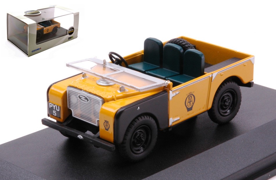 Land Rover AA 80 Inch Yellow 1:43 DS Modellismo Land Rover Aa 80 Inch Yellow scala 1:43