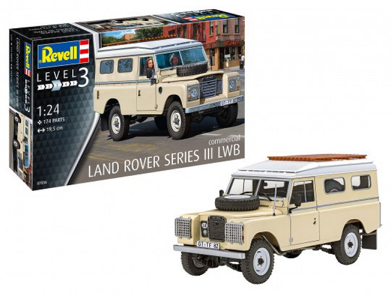 Land Rover Series III LWB Commercial Kit 1:24 DS Modellismo Land Rover Series III Lwb scala 1:24