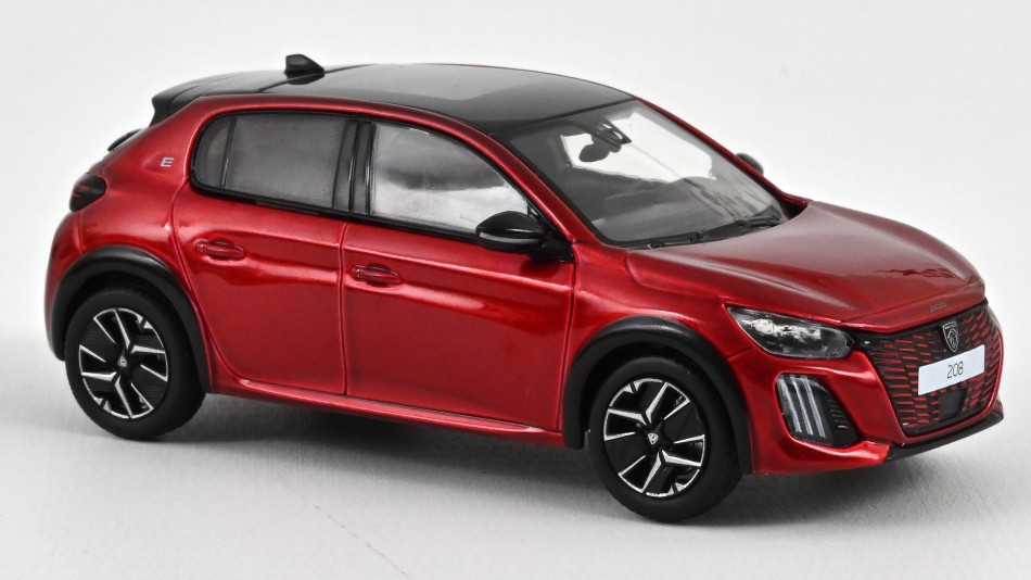 Peugeot 208 GT 2024 Elixir Red 1:43 DS Modellismo Peugeot 208 GT 2024 Elixir Red scala 1:43