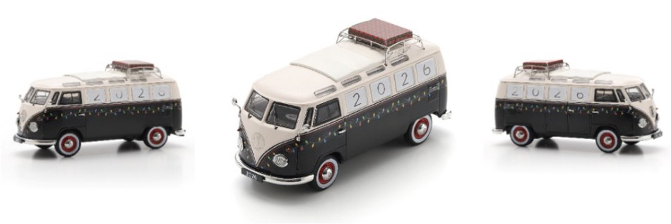 VW T1 Bus 1960 "Christmas Edition 2026" 1:43 DS Modellismo VW T1 Bus 1960 "Christmas 2026" scala 1:43