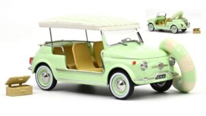 Fiat 500 Jolly 1965 Green scala 1:18 Norev