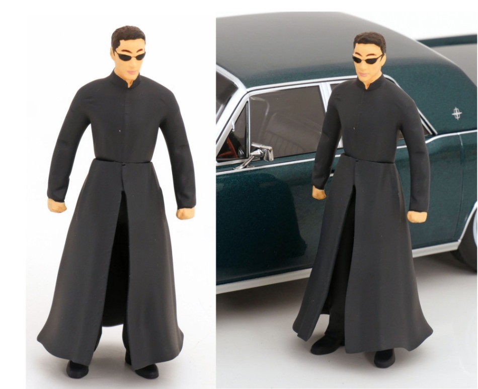 Figurine Neo della Saga Cinematografica the Matrix 1:18 DS Modellismo Figurine Neo della Saga scala 1:18