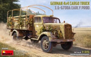 German 3t 4x4 Cargo Truck scala 1:35