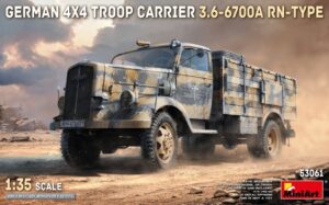 German 4x4 Troop Carrier scala 1:35