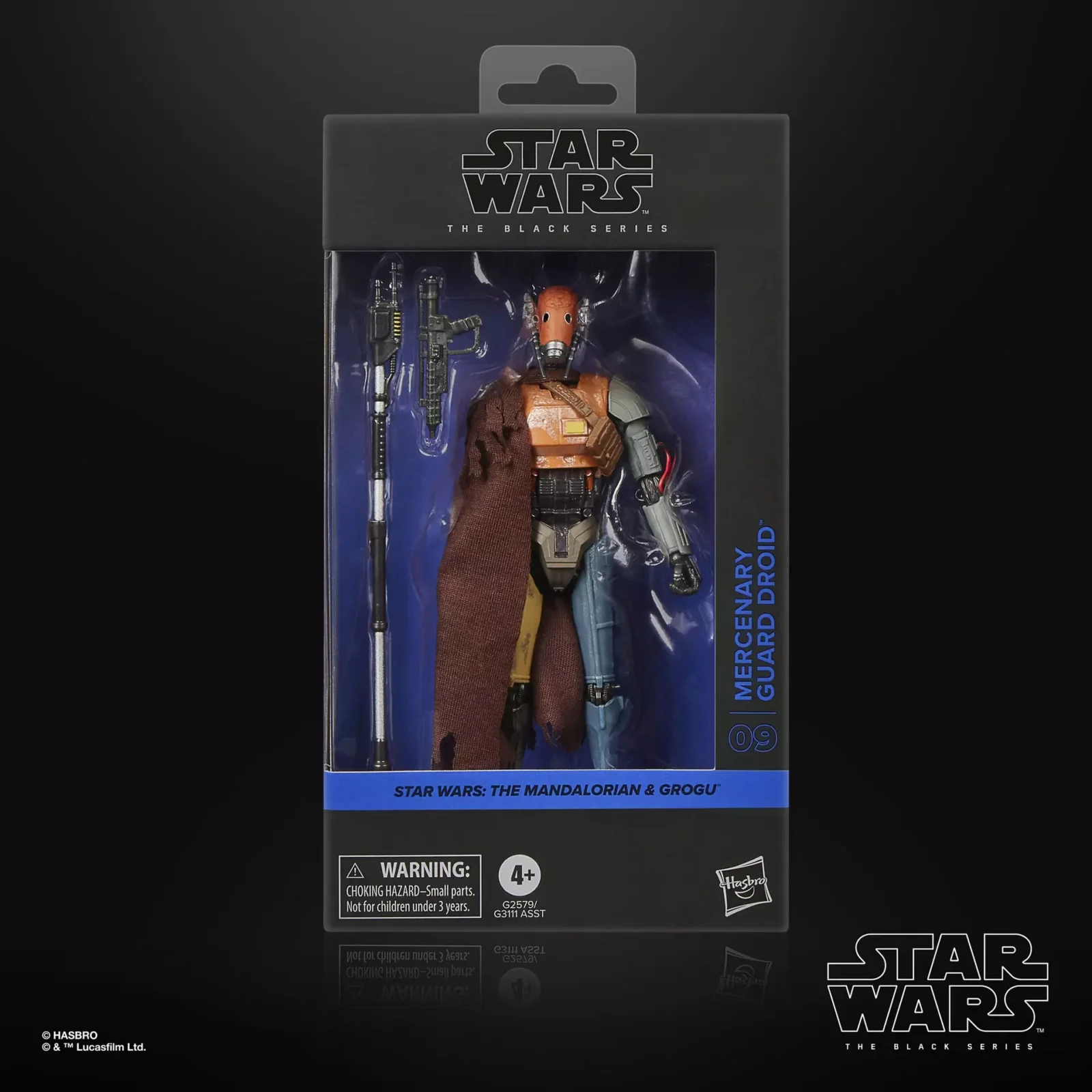 Star Wars Black Series Mandalorian and Grogu Mercenary Guard Droid Action Figure DS Modellismo Star Wars Black Mandalorian Grogu Mercenary - vista 2