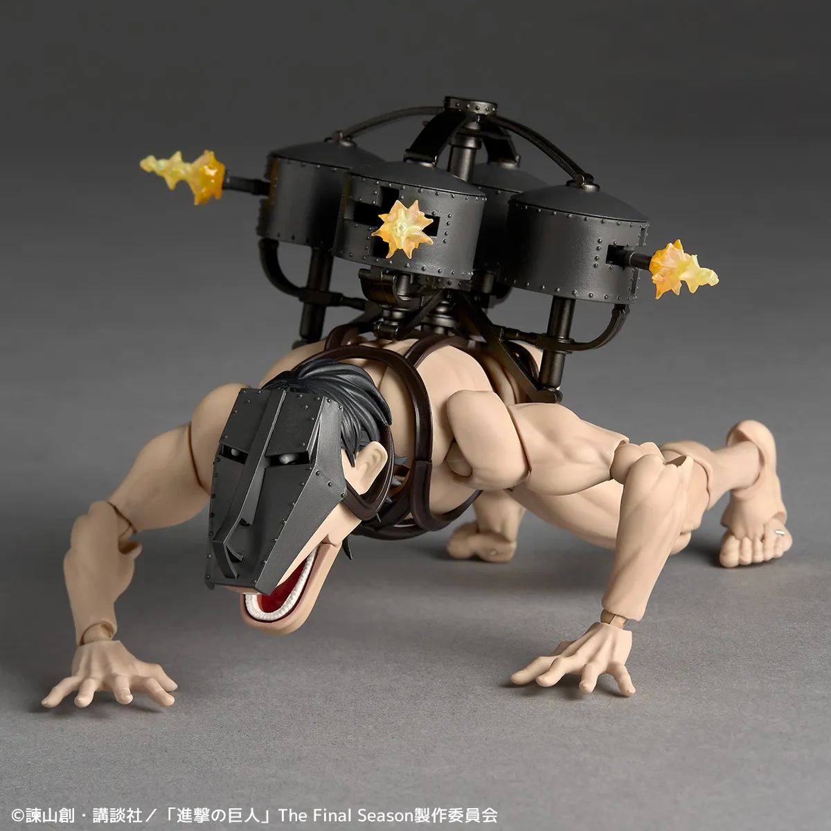 Revoltech Amazing Yamaguchi Attack on Titan Cart Titan Action Figure DS Modellismo Revoltech Amazing Yamaguchi Attack on Titan - vista 5