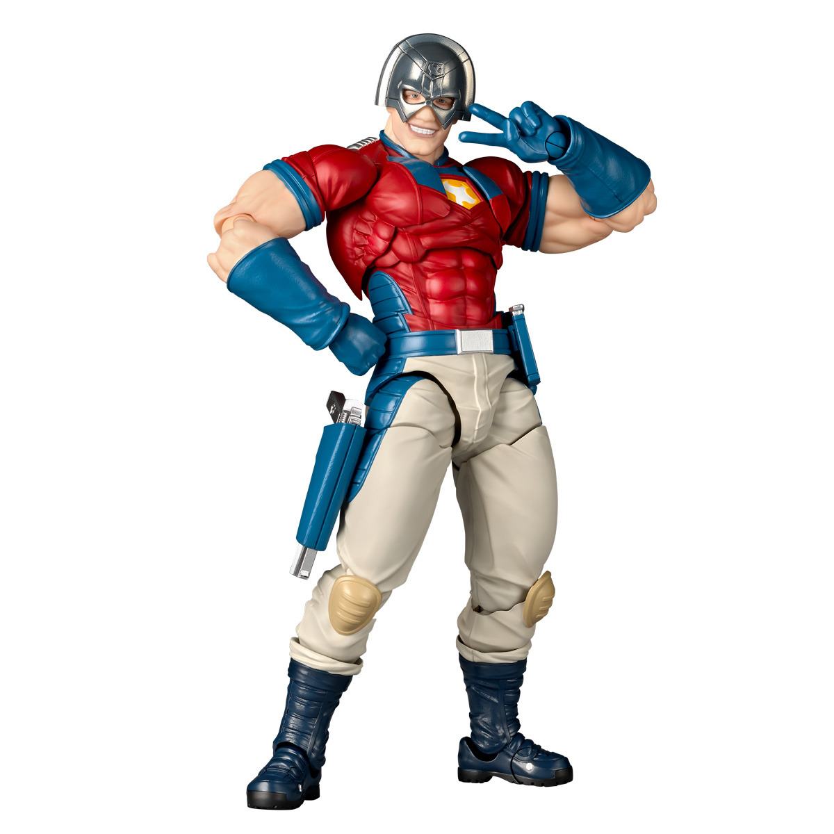 Revoltech Amazing Yamaguchi DC Peacemaker Action Figure DS Modellismo Revoltech Amazing Yamaguchi Dc Peacemaker