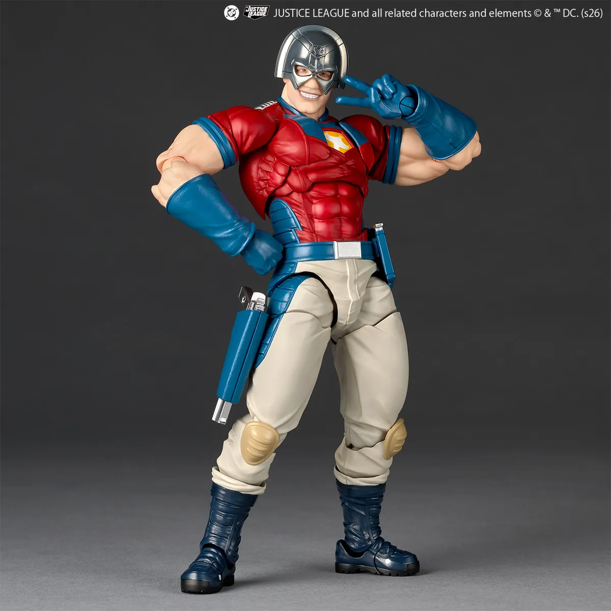 Revoltech Amazing Yamaguchi DC Peacemaker Action Figure DS Modellismo Revoltech Amazing Yamaguchi Dc Peacemaker - vista 3