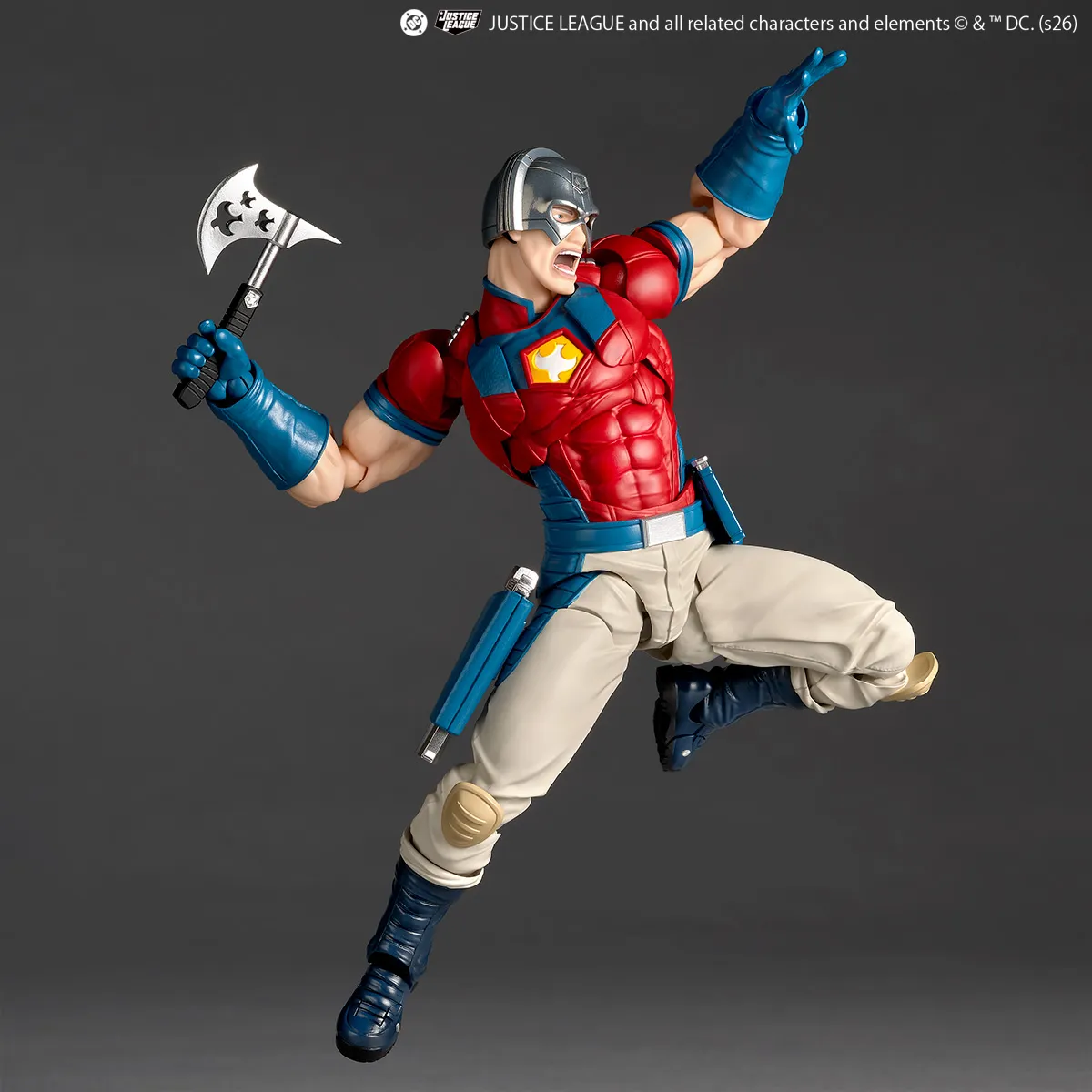 Revoltech Amazing Yamaguchi DC Peacemaker Action Figure DS Modellismo Revoltech Amazing Yamaguchi Dc Peacemaker - vista 4