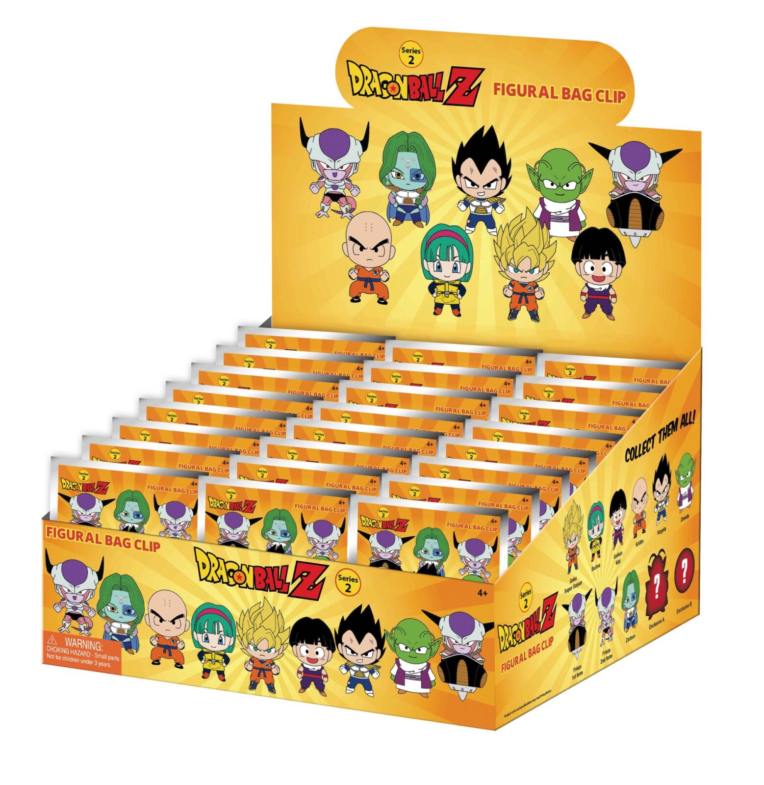Clip ferma sacchetti Dragonball Z S2 Blind Box Display (24) DS Modellismo Clip ferma sacchetti Dragonball Z S2 Blind