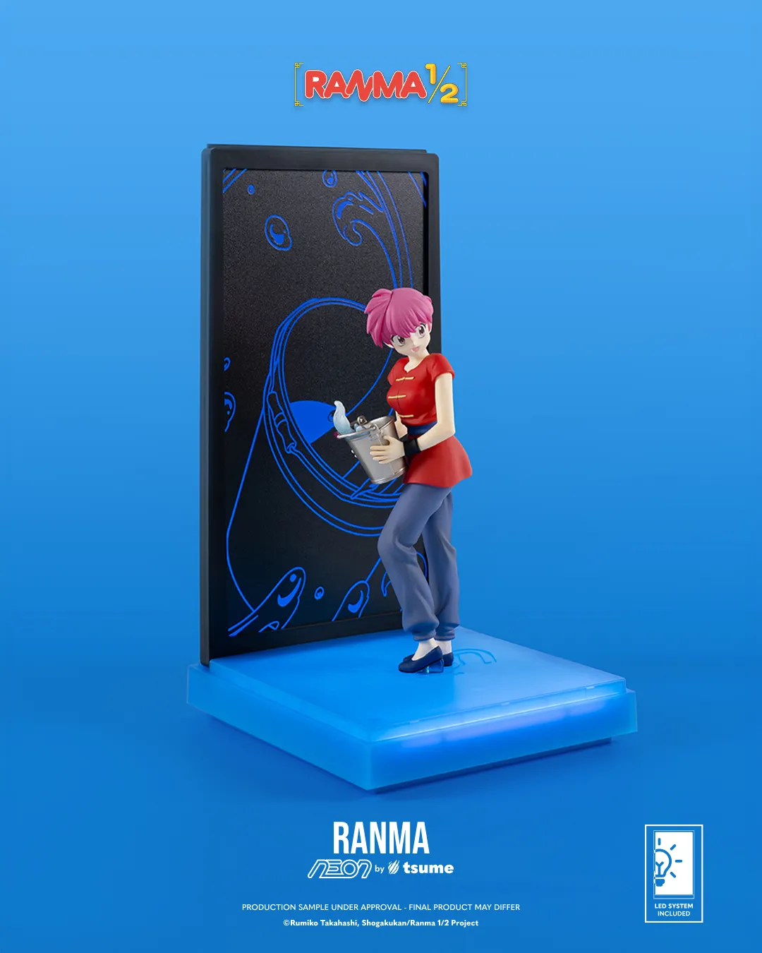 Ranma 1/2 Ranma Saotome Girl Neon Figure DS Modellismo Ranma 1/2 Ranma Saotome Girl Neon Figure - immagine 4