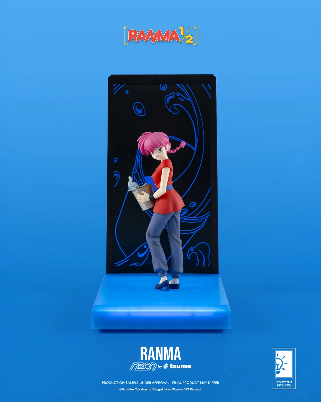 Ranma 1/2 Ranma Saotome Girl Neon Figure DS Modellismo Ranma 1/2 Ranma Saotome Girl Neon Figure - immagine 5