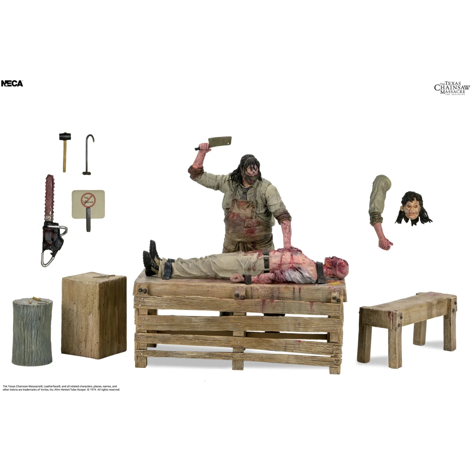 The Texas Chainsaw Massacre the Beginning Sluaghterhouse Action Figure Box Set DS Modellismo Texas Chainsaw Massacre Beginning - vista 3