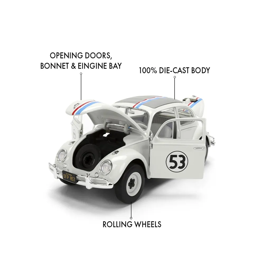 Harbie the Love Bug Volkswagen Beetle 1/24 Die-Cast Model DS Modellismo Harbie Love Bug Volkswagen Beetle Die-Cast - vista 3