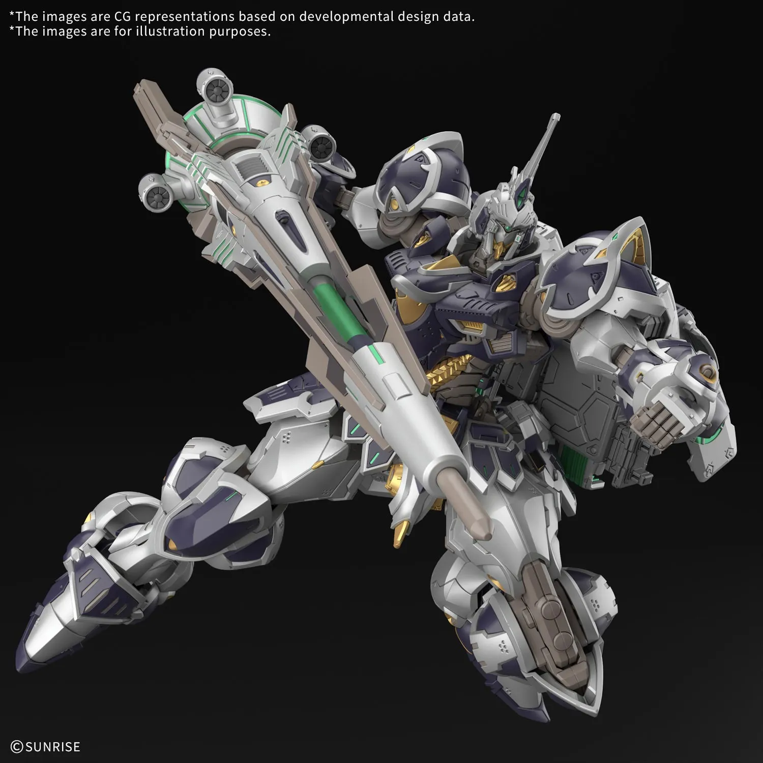 HG TRA122E/B Calice 1/144 DS Modellismo Hg TRA122E/B Calice BANDAI MODEL KIT GUNPLA - vista 2