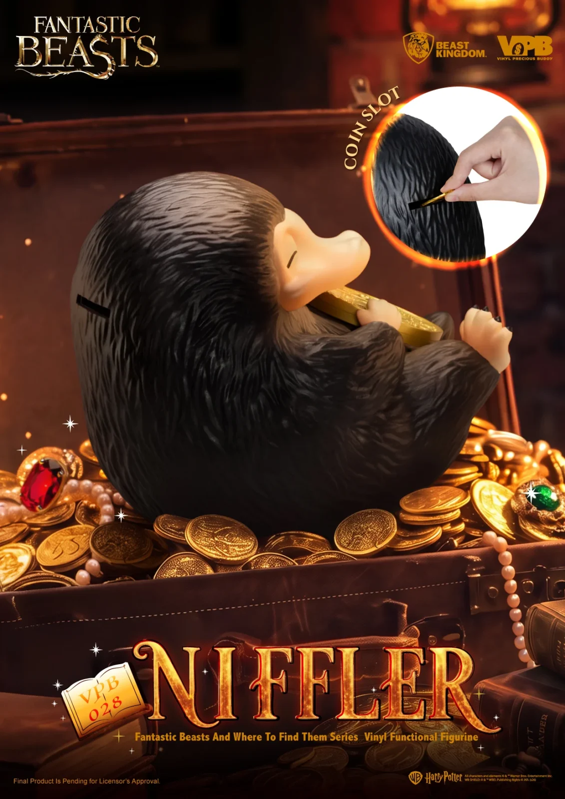 Salvadanaio Fantastics Beasts and Where to Find Them Niffler Figure DS Modellismo Salvadanaio Fantastics Beasts Where to Find - vista 3