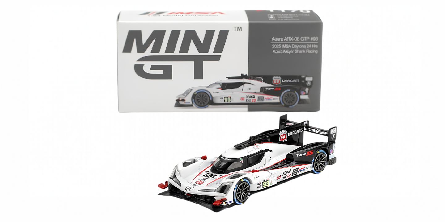 Acura ARX-06 GTP #93 Acura Meyer Shank Racing 24H Daytona 2025 DS Modellismo Acura ARX-06 Gtp #93 Acura Meyer scala 1/64