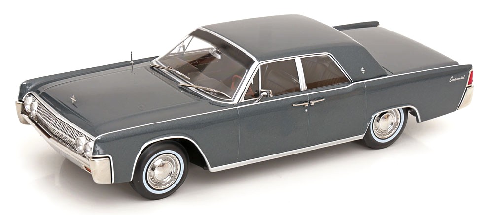 Lincoln Continental Sedan 1963 Movie Marnie Grey Metallic DS Modellismo Lincoln Continental Sedan 1963 scala 1/18