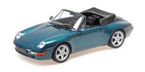 Porsche 911 Cabriolet Green scala 1/18