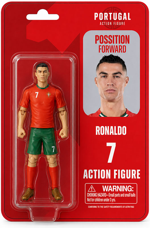 Sockers Cristiano Ronaldo Portogallo 10 cm DS Modellismo Sockers Cristiano Ronaldo Portogallo 10 cm