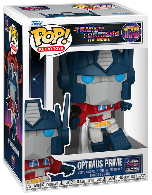 Funko POP Transformers The Movie Optimus Prime 40th 178 DS Modellismo Funko POP Transformers The Movie Optimus Prime 40th 178
