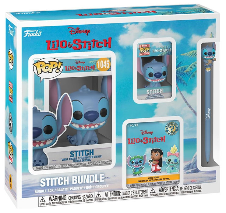 Funko Pops Disney Stitch 4 Pack DS Modellismo Funko Pops Disney Stitch 4 Pack