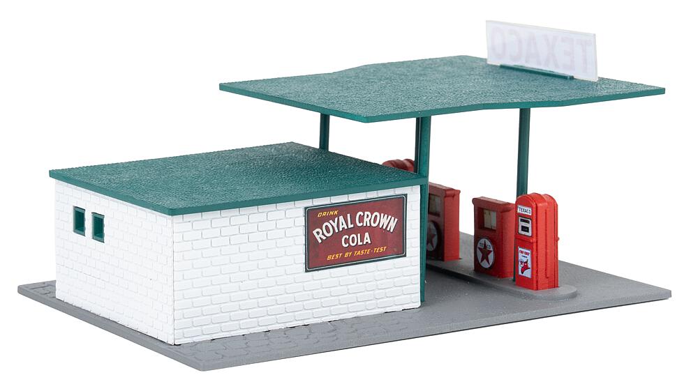 Stazione di Servizio TEXACO Scala H0 DS Modellismo Stazione di Servizio TEXACO scala H0 Faller - vista 3