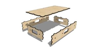 Base dell'Impianto 0,5 m x 0,25 m scala H0