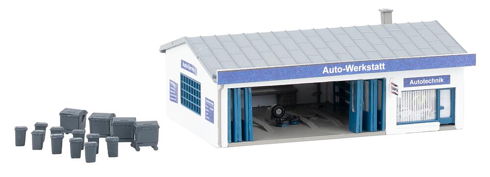 Officina con Ricambi Scala N DS Modellismo Officina Ricambi scala N Faller - vista 2