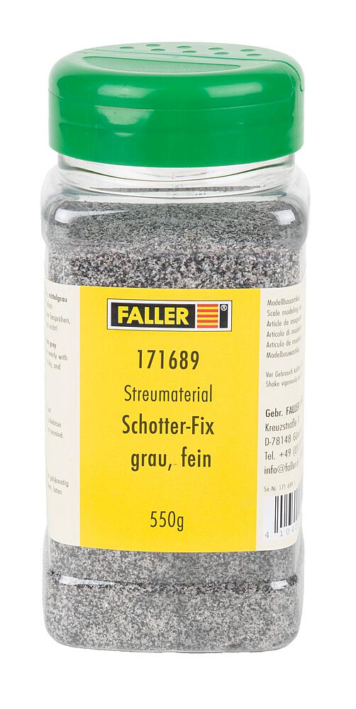 Materiale da Spargere: Ghiaia - Grigio, Fine, 550 g Scala H0 DS Modellismo Materiale da Spargere: Ghiaia scala H0