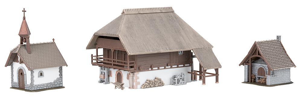 Deposito, Cappella del Cortile e Forno Scala H0 DS Modellismo Deposito, Cappella del Cortile scala H0 - vista 4