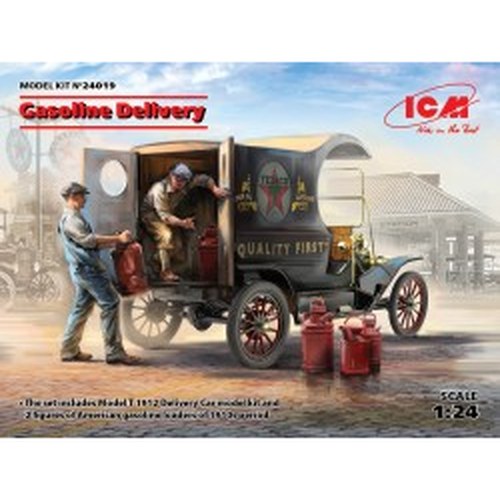 1/24 Gasoline Delivery, Model T 1912 Delivery Car with American Gasoline Loaders DS Modellismo 1/24 Gasoline Delivery, Model T 1912 Delivery Car with American Gasoline Loaders