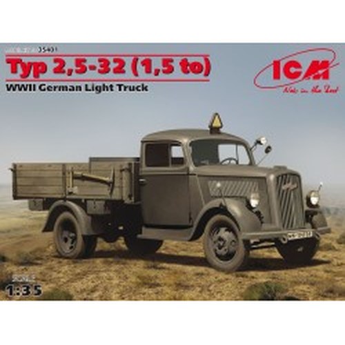 1/35 Typ 2,5-32 (1,5 to), WWII German Light Truck DS Modellismo 1/35 Typ 2,5-32 (1,5 to), WWII German Light Truck