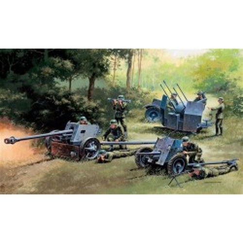 1/72 Guns Set: PAK35 - PAK40 - FLAK38 DS Modellismo 1/72 Guns Set: PAK35 - PAK40 - FLAK38