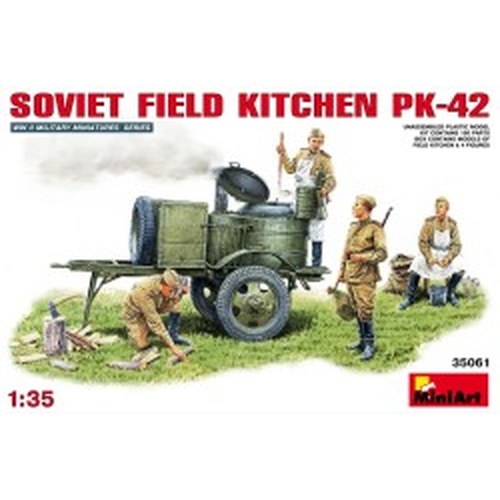 1/35 Soviet Field Kitchen KP-42 DS Modellismo 1/35 Soviet Field Kitchen KP-42
