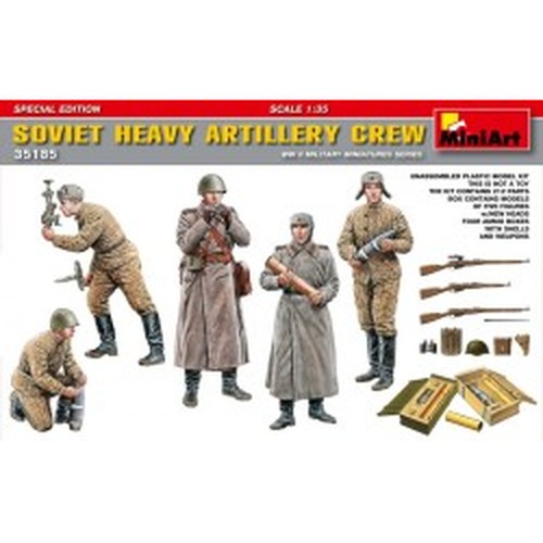 1/35 Soviet Heavy Artillery Crew edizione speciale DS Modellismo 1/35 Soviet Heavy Artillery Crew edizione speciale
